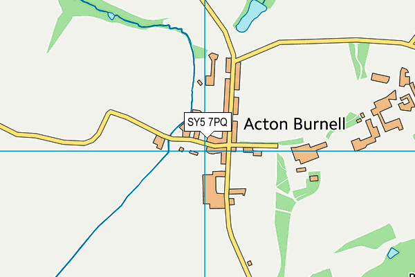 SY5 7PQ map - OS VectorMap District (Ordnance Survey)