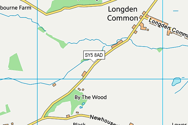 SY5 8AD map - OS VectorMap District (Ordnance Survey)