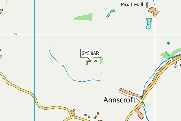 SY5 8AR map - OS VectorMap District (Ordnance Survey)