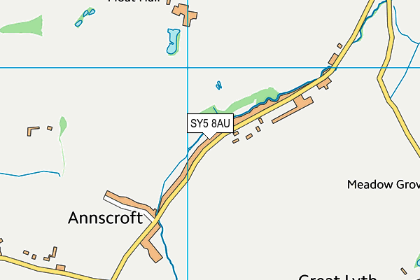 SY5 8AU map - OS VectorMap District (Ordnance Survey)