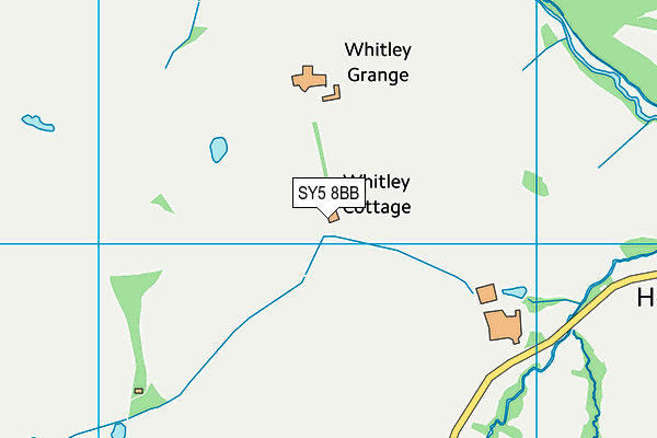 SY5 8BB map - OS VectorMap District (Ordnance Survey)