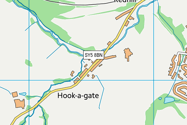 SY5 8BN map - OS VectorMap District (Ordnance Survey)