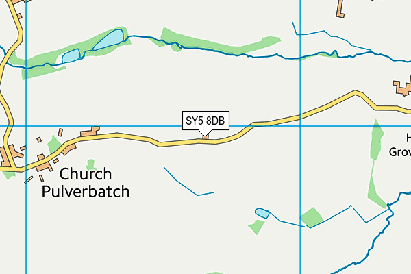 SY5 8DB map - OS VectorMap District (Ordnance Survey)