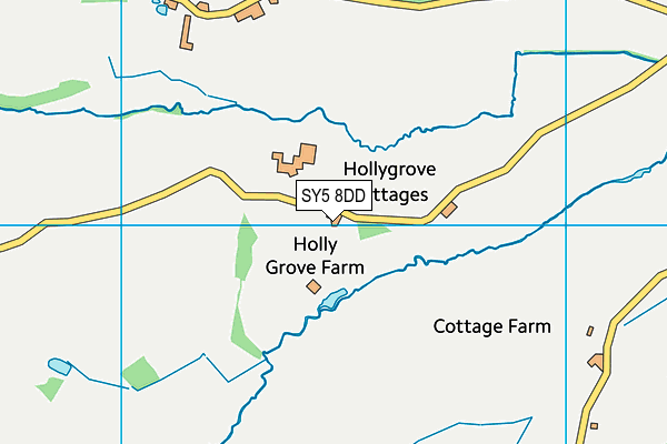 SY5 8DD map - OS VectorMap District (Ordnance Survey)