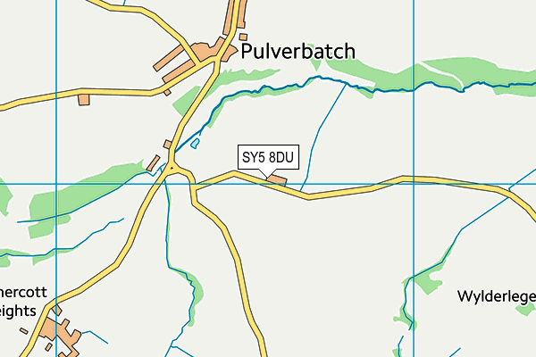SY5 8DU map - OS VectorMap District (Ordnance Survey)