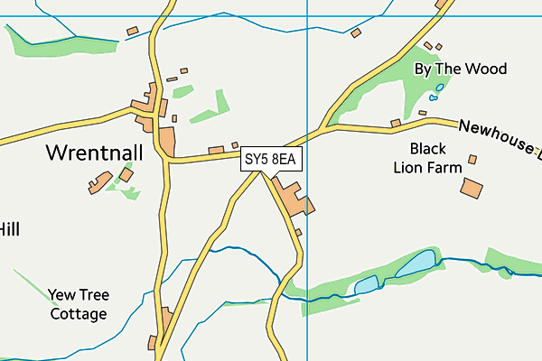 SY5 8EA map - OS VectorMap District (Ordnance Survey)