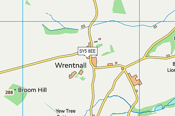 SY5 8EE map - OS VectorMap District (Ordnance Survey)