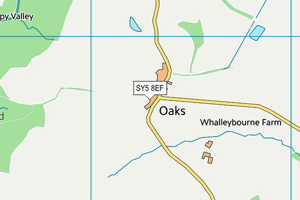 SY5 8EF map - OS VectorMap District (Ordnance Survey)