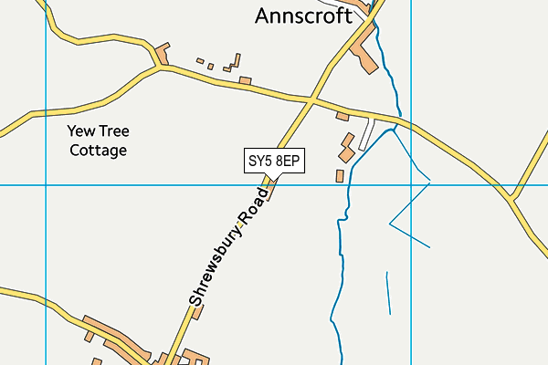 SY5 8EP map - OS VectorMap District (Ordnance Survey)