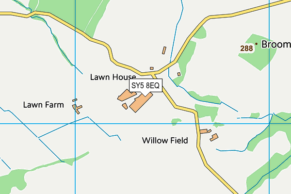 SY5 8EQ map - OS VectorMap District (Ordnance Survey)