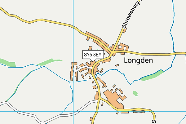 SY5 8EY map - OS VectorMap District (Ordnance Survey)