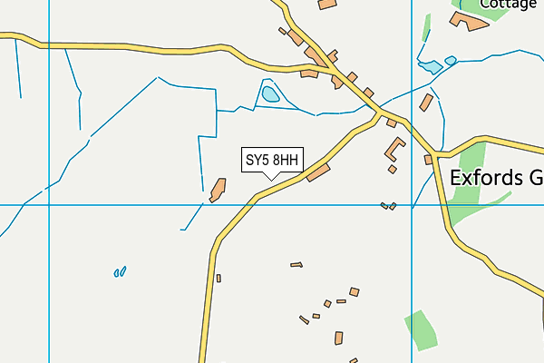 SY5 8HH map - OS VectorMap District (Ordnance Survey)