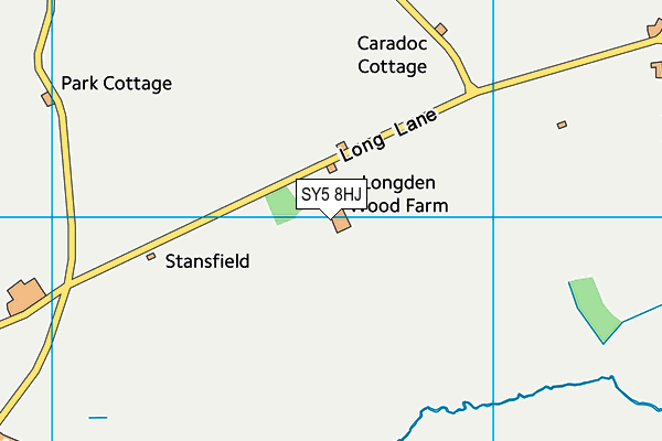 SY5 8HJ map - OS VectorMap District (Ordnance Survey)