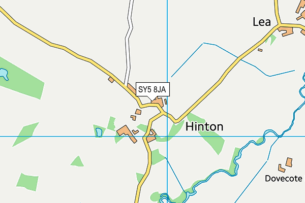 SY5 8JA map - OS VectorMap District (Ordnance Survey)