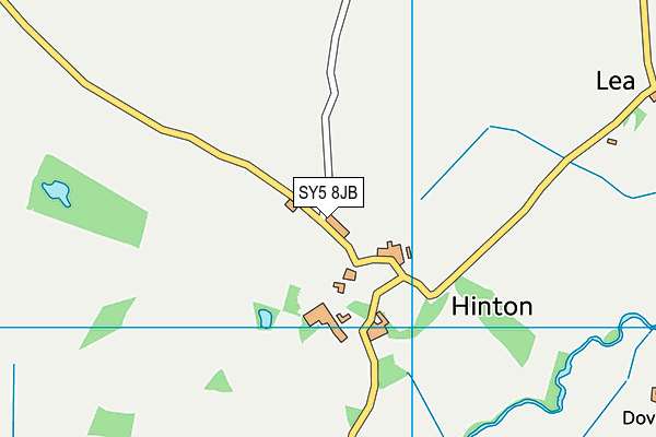 SY5 8JB map - OS VectorMap District (Ordnance Survey)