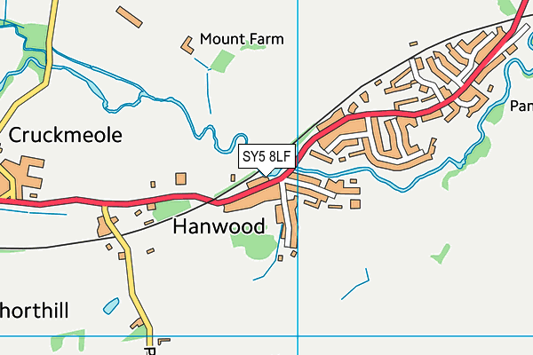 SY5 8LF map - OS VectorMap District (Ordnance Survey)