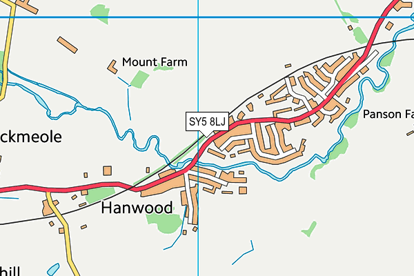 SY5 8LJ map - OS VectorMap District (Ordnance Survey)