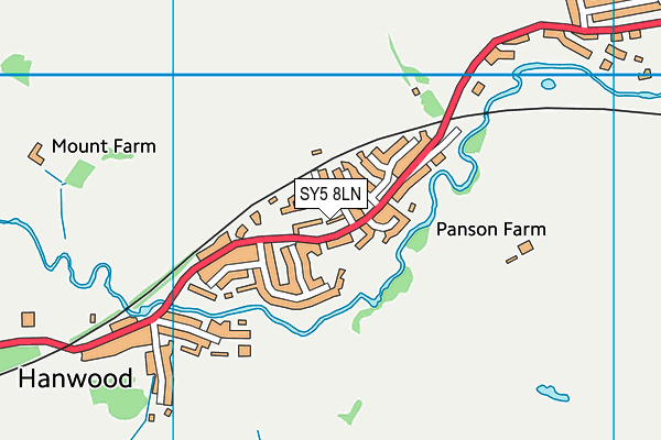 SY5 8LN map - OS VectorMap District (Ordnance Survey)