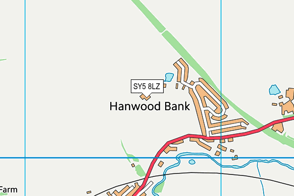 SY5 8LZ map - OS VectorMap District (Ordnance Survey)