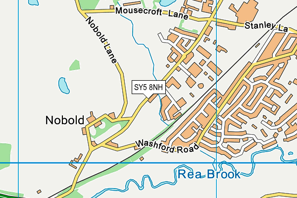 SY5 8NH map - OS VectorMap District (Ordnance Survey)