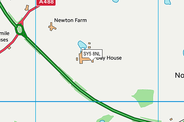 SY5 8NL map - OS VectorMap District (Ordnance Survey)