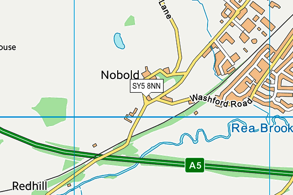 SY5 8NN map - OS VectorMap District (Ordnance Survey)