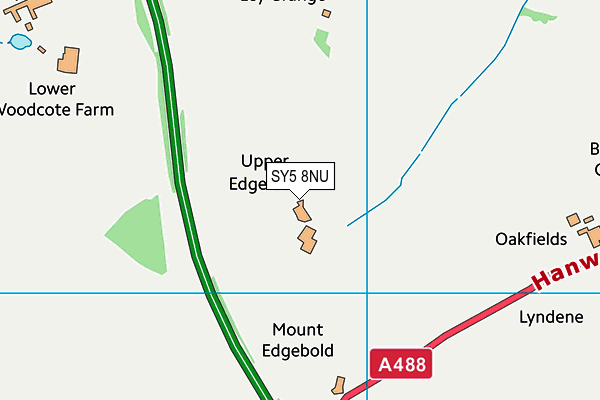 SY5 8NU map - OS VectorMap District (Ordnance Survey)