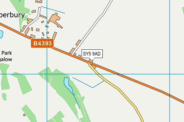 SY5 9AD map - OS VectorMap District (Ordnance Survey)