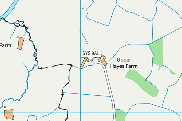 SY5 9AL map - OS VectorMap District (Ordnance Survey)