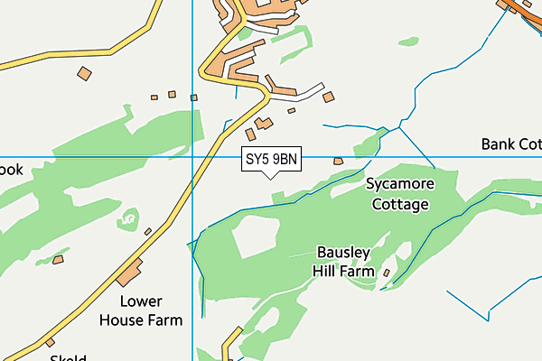 SY5 9BN map - OS VectorMap District (Ordnance Survey)