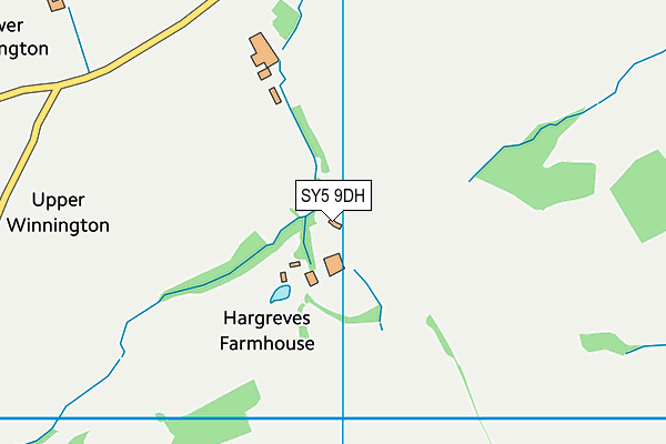 SY5 9DH map - OS VectorMap District (Ordnance Survey)