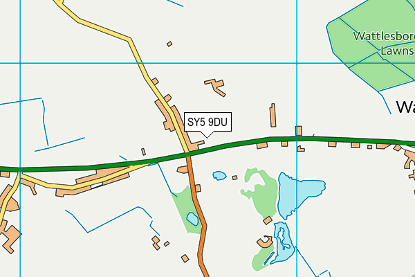 SY5 9DU map - OS VectorMap District (Ordnance Survey)