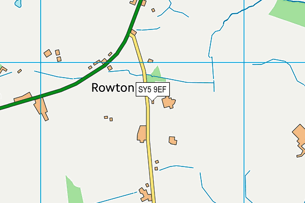 SY5 9EF map - OS VectorMap District (Ordnance Survey)