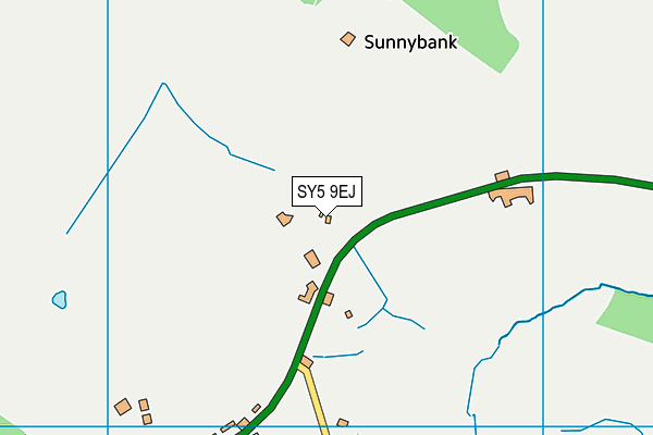 SY5 9EJ map - OS VectorMap District (Ordnance Survey)