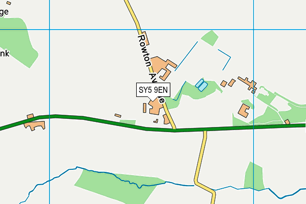 SY5 9EN map - OS VectorMap District (Ordnance Survey)