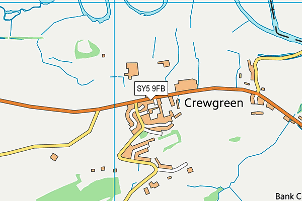 SY5 9FB map - OS VectorMap District (Ordnance Survey)