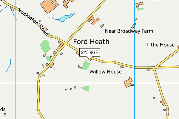 SY5 9GE map - OS VectorMap District (Ordnance Survey)