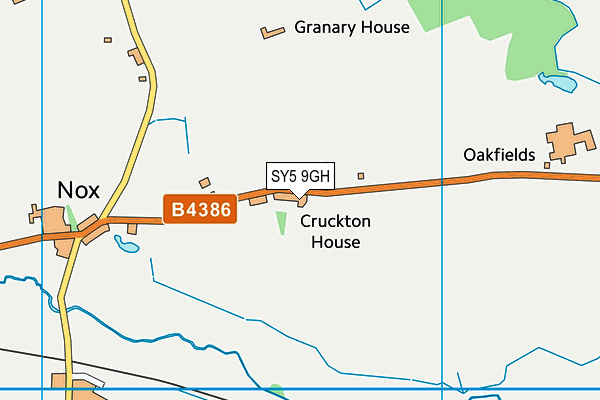 SY5 9GH map - OS VectorMap District (Ordnance Survey)