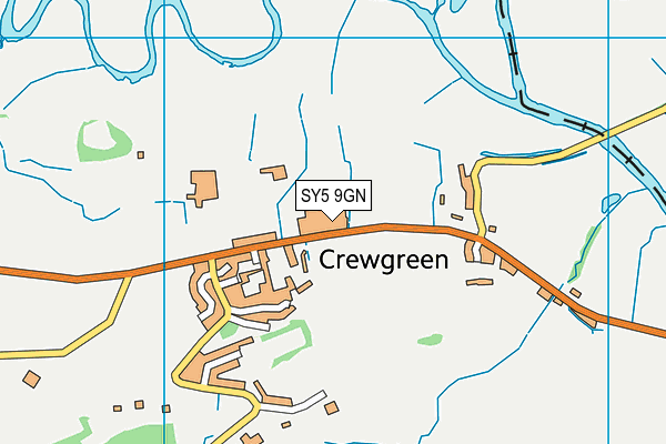 SY5 9GN map - OS VectorMap District (Ordnance Survey)