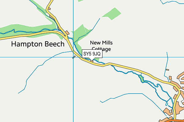 SY5 9JQ map - OS VectorMap District (Ordnance Survey)