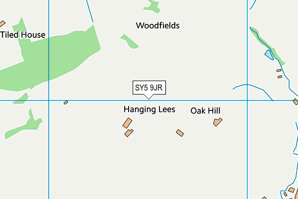 SY5 9JR map - OS VectorMap District (Ordnance Survey)