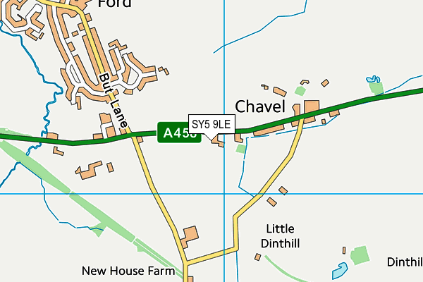 SY5 9LE map - OS VectorMap District (Ordnance Survey)