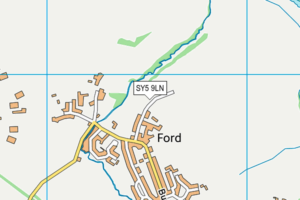 SY5 9LN map - OS VectorMap District (Ordnance Survey)