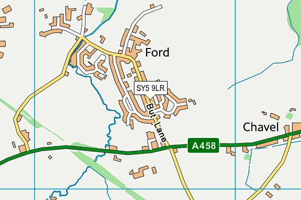 SY5 9LR map - OS VectorMap District (Ordnance Survey)