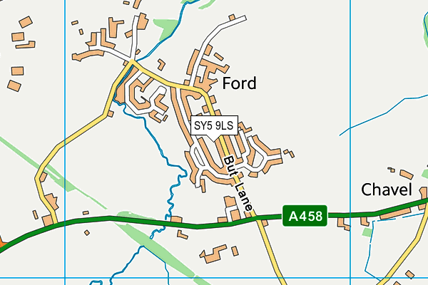 SY5 9LS map - OS VectorMap District (Ordnance Survey)