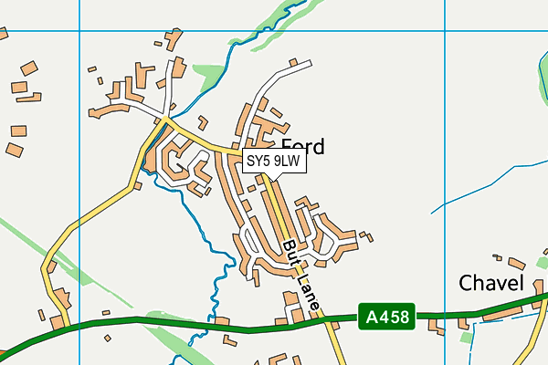 SY5 9LW map - OS VectorMap District (Ordnance Survey)