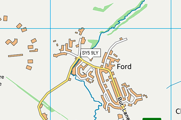 SY5 9LY map - OS VectorMap District (Ordnance Survey)