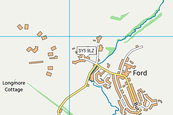 SY5 9LZ map - OS VectorMap District (Ordnance Survey)