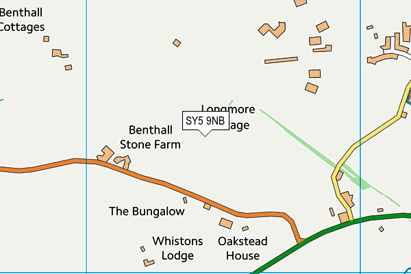 SY5 9NB map - OS VectorMap District (Ordnance Survey)