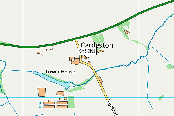 SY5 9NJ map - OS VectorMap District (Ordnance Survey)